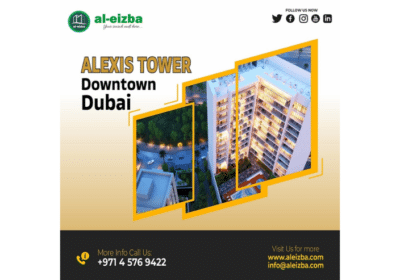 Buy 2BHK Luxury Apartment at Alexis Tower, Downtown Jebel Ali, Dubai | Aleizba.com