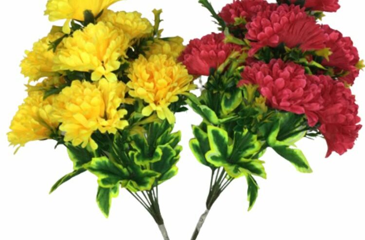 Buy Plastic Flowers and Leaves Online | PoojaFlower.com