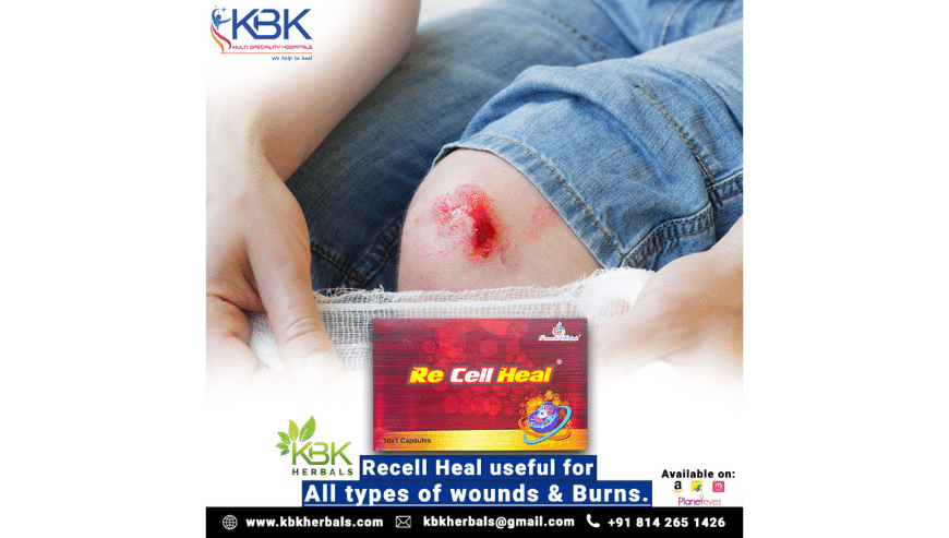 Buy Re Cell Heal Capsule For Burns and Pains | KBK Herbals
