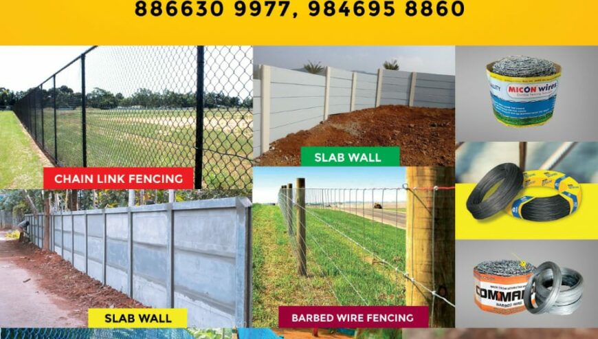 Best Chain Link Fencing Contractors in Ponkunnam