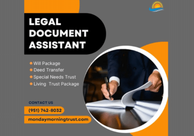 Best Legal Document Assistant in California, USA | Monday Morning Trust