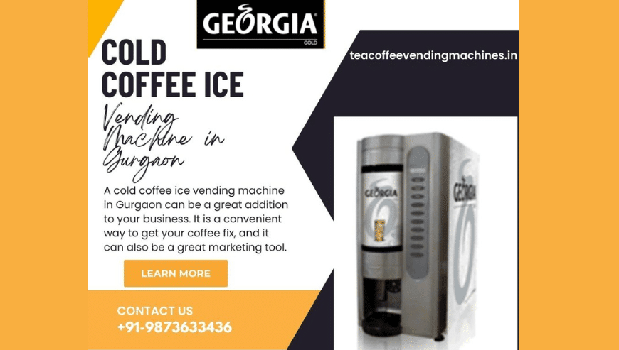 Buy Best Cold Coffee Ice Vending Machine in Gurgaon | Georgia