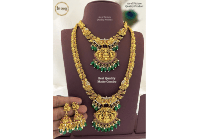 Buy Small Necklace and Long Set with Earrings Set 
