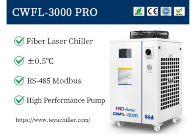 Industrial Water Chiller CWFL-3000 For 3KW Fiber Laser Cutting & Welding Machine