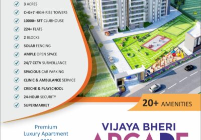 2/3BHK Apartment at Vijaya Bheri Arcade Hyderabad