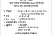 Available Office Jobs in IBA Company Ahmednagar