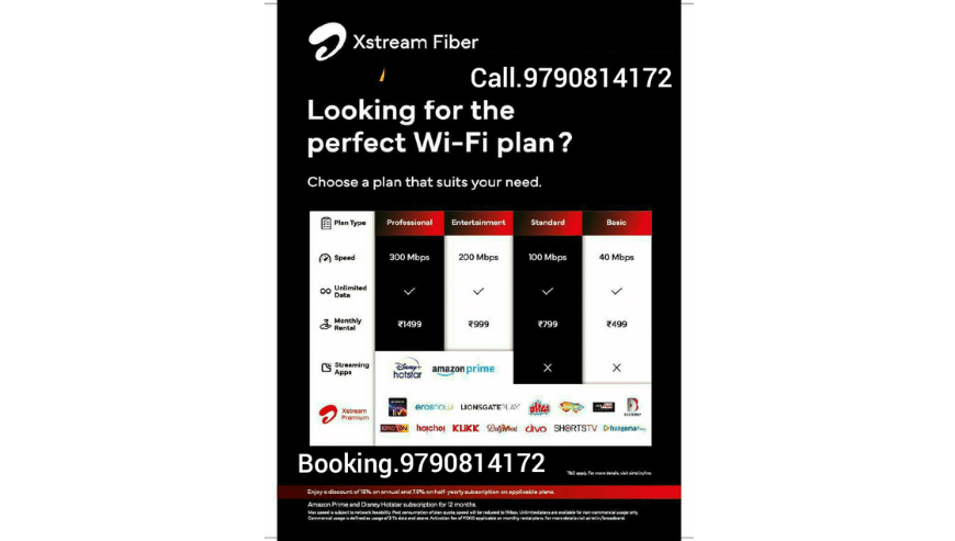 Get Airtel Xstream Broadband Connection in Chennai