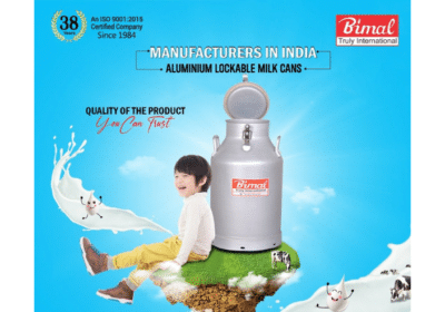 Aluminium Lockable Milk Cans Manufacturer in India