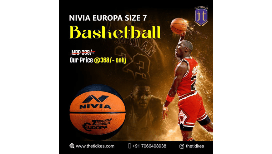 Buy Nivia Europa Size 7 Basketball Online in India