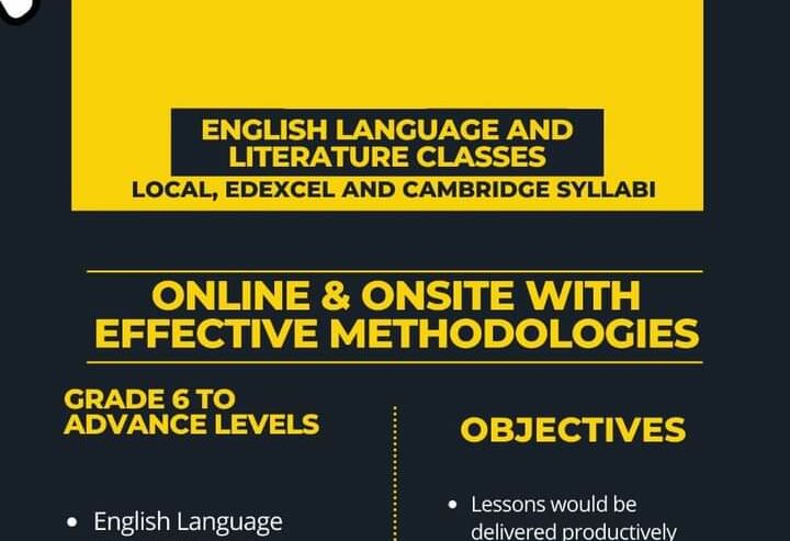 Online Classes For English Language & Literature