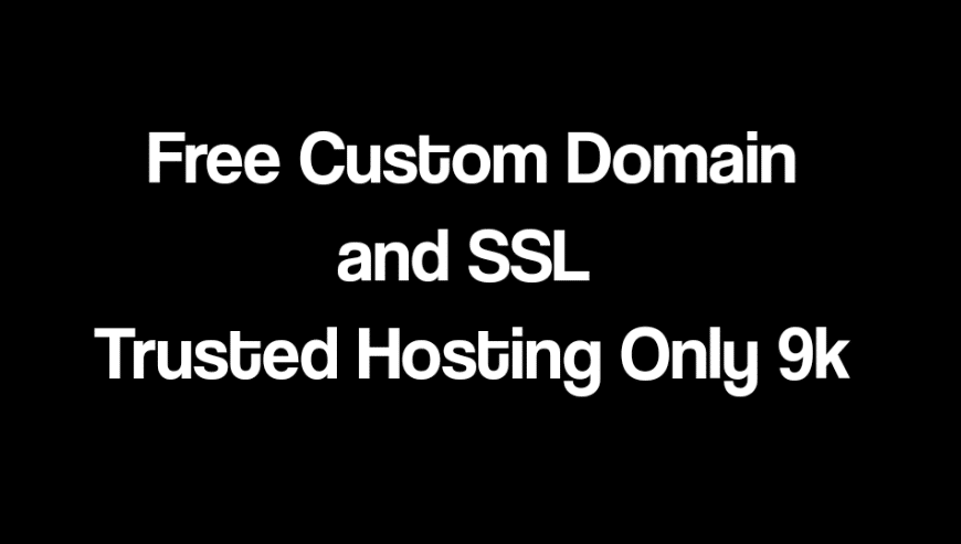 Free Custom Domain and SSL in Pakistan