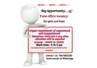Pune-Office-Vacancy-For-Girls-and-Boys