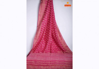Mercerised Chanderi Silk Cotton Saree Design with Price