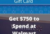 Rewards Giant Walmart $750 Gift Card