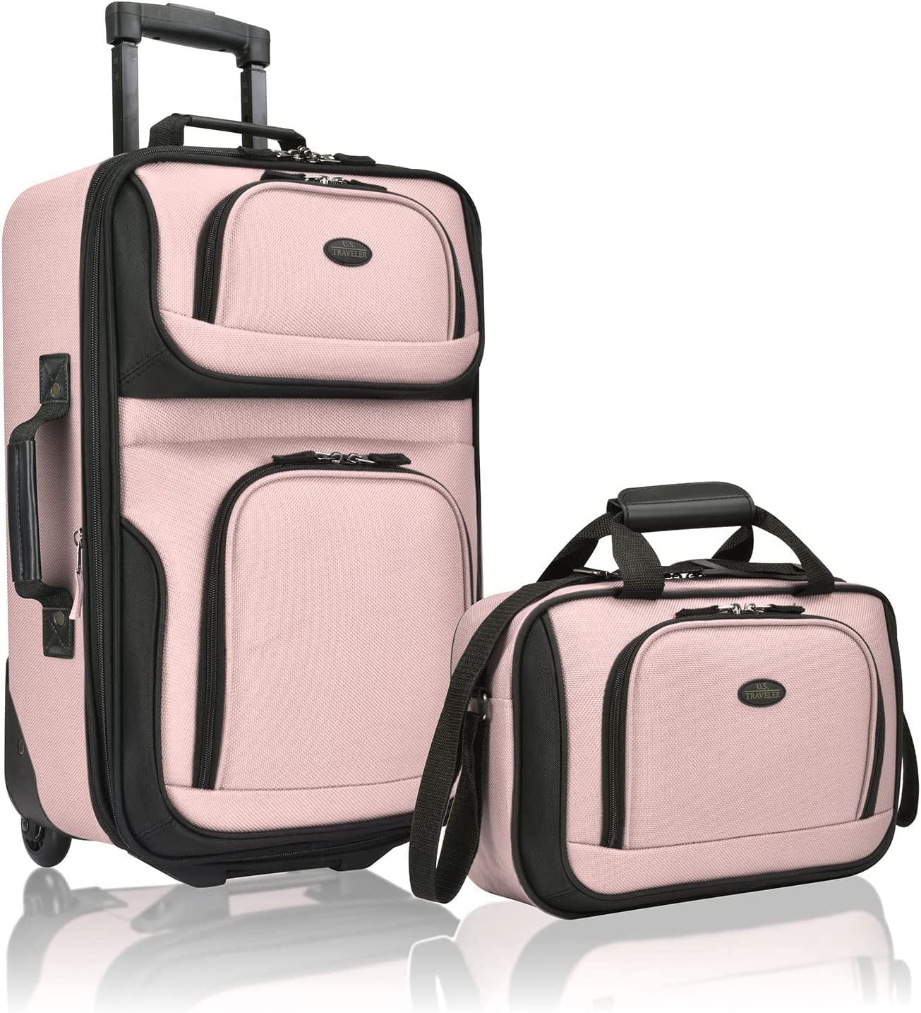 U.S. Traveler Rio Rugged Fabric Luggage Set