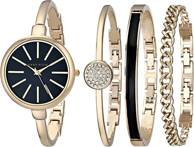 Anne Klein Women's Bangle Watch & Bracelet Set