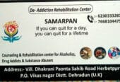 De-Addiction Rehabilitation Center in Dehradun