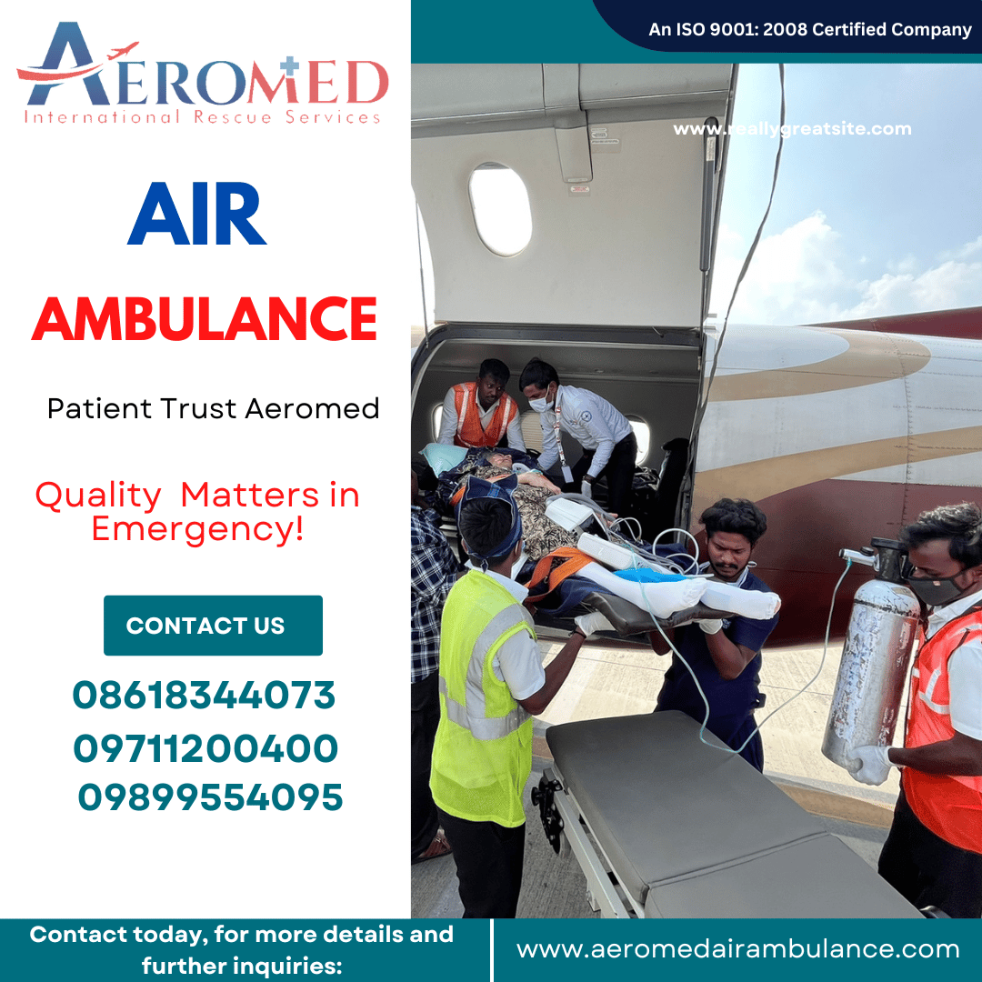 Air Ambulance Service in Delhi - Aeromed