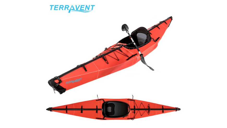 Buy Foldable Terravent K1 Red Portable Kayak