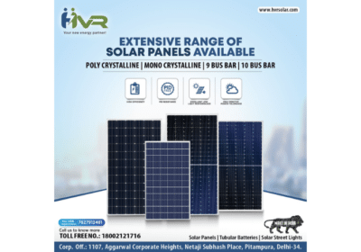 Solar Panel Manufacturers in Delhi | HVR Solar
