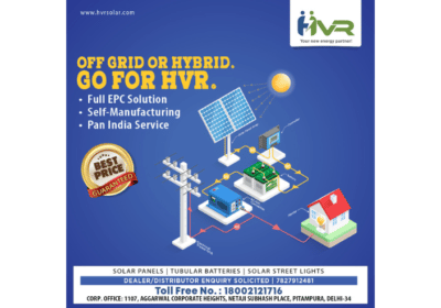 Manufacturer of Solar Panel in India | HVR Solar