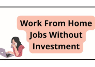 Home Based Online Jobs Without Investment