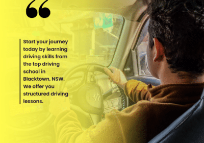 Driving Lesson in Blacktown, NSW
