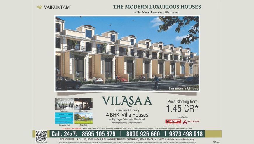 Luxury Villas in Ghaziabad | Vilasaa By Vaikuntam