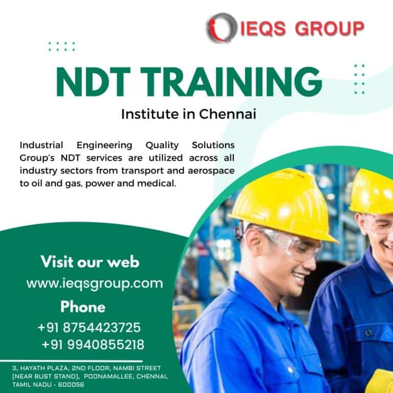 Non Destructive Testing Courses in Chennai - IEQS Group