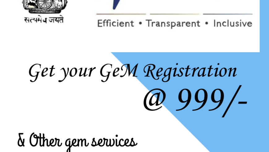 Get Your Gem Registration at 999/-