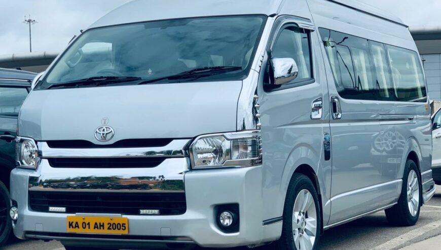 Toyota Commuter on Rent in Bangalore | SV Cabs