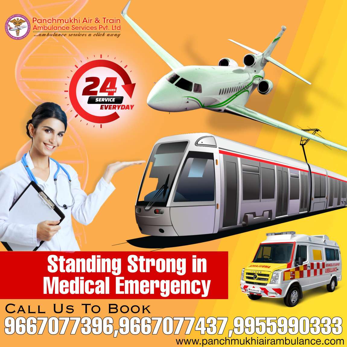 Top Air Ambulance Service in Kolkata