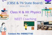 Physics Tuition Classes For 2023-2024 in Nagercoil