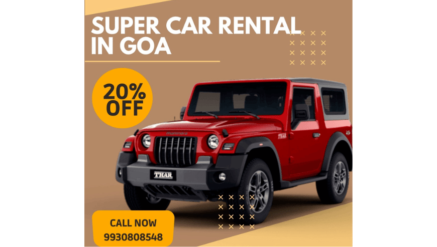 Best Car On Rent in Panjim – Super Car Rental in Goa