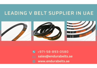 Leading V Belt Supplier in UAE | Endura Hi-Tech