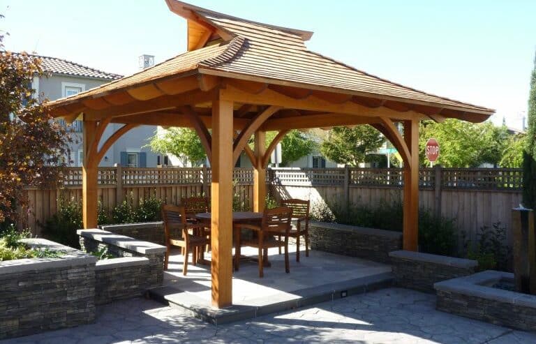 Outdoor Wood Gazebo and Pavilion Kits in California