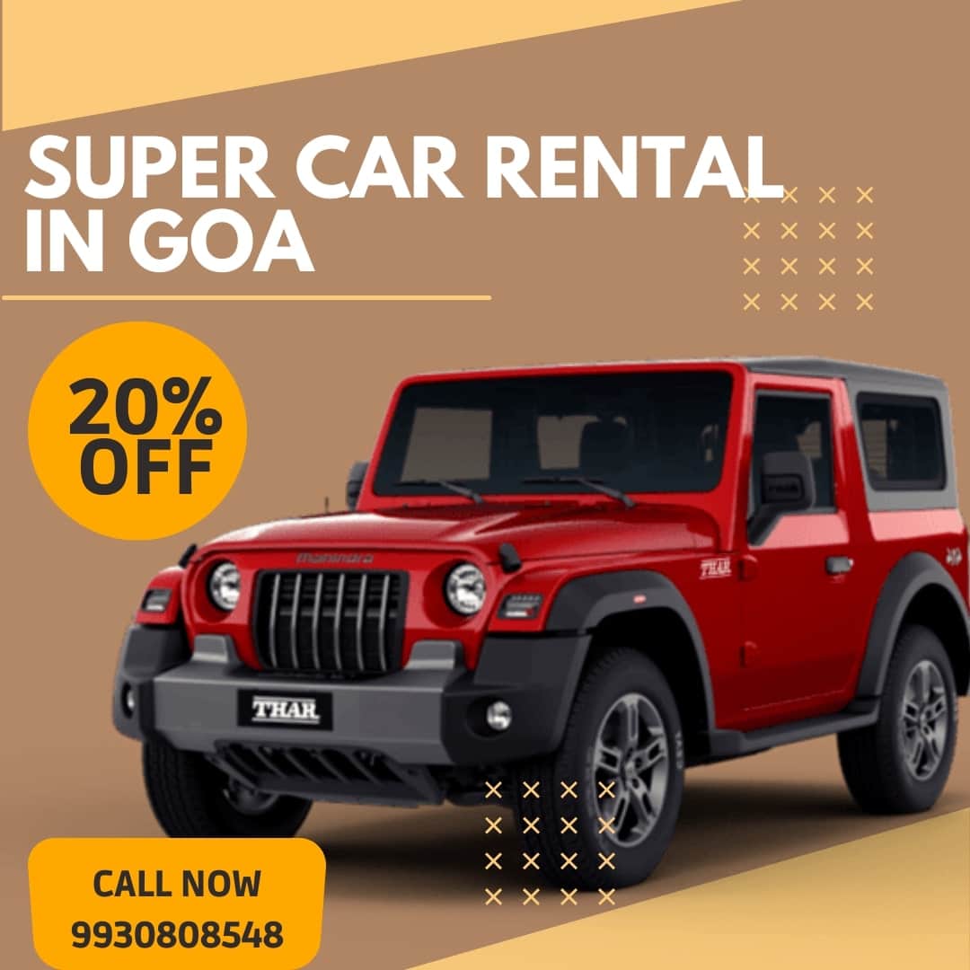 Self Drive Car Rental in Goa - Super Car Rental in Goa