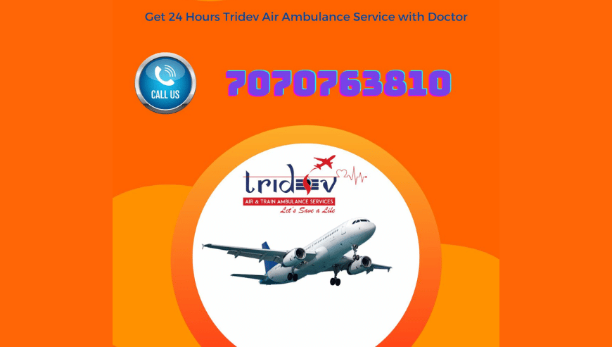 Tridev Air Ambulance Service in Ranchi
