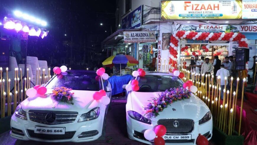 Luxury Car Rental For Wedding in Hyderabad | Fizaah Groups