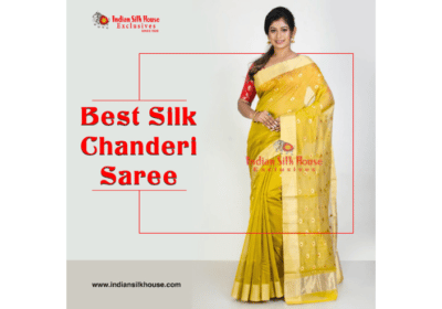 Buy Best Indian Silk Chanderi Saree Online