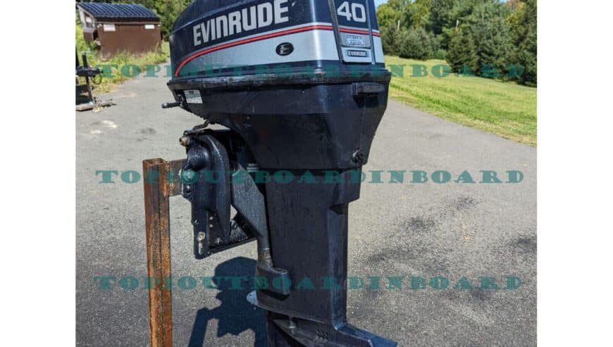 1996 40 HP Evinrude 2 Stroke Outboard 20