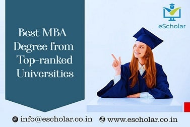 Best MBA Degree From Top-Ranked Universities | eScholar