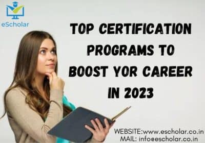 Top Certification Programs To Boost Your Career in 2023 | eScholar