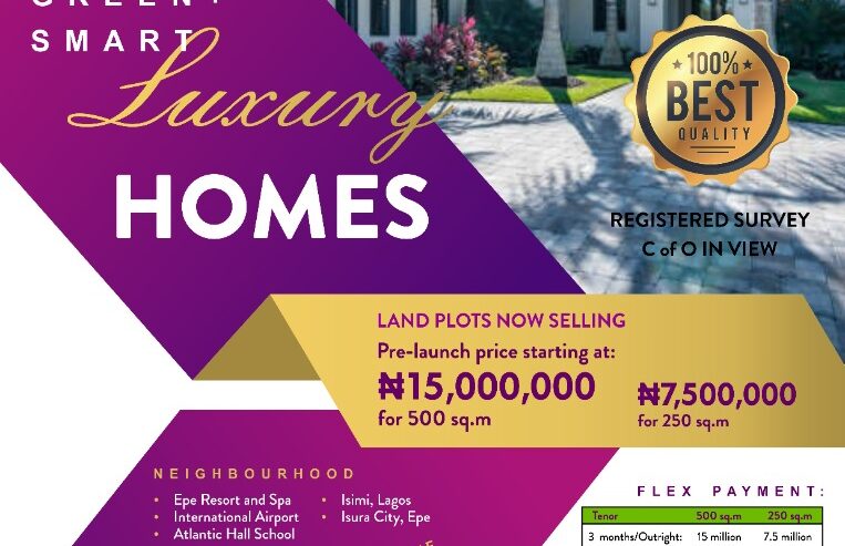 Land Suitable For 4 Bedrooms Duplex in Epe with BQ | Jobiko Skypoint