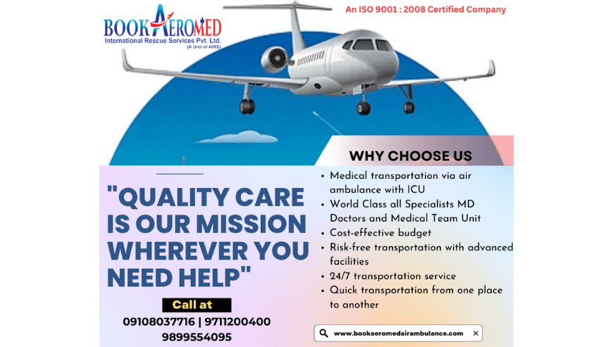 Book Aeromed Air Ambulance Service in Chennai is Maintaining Standards