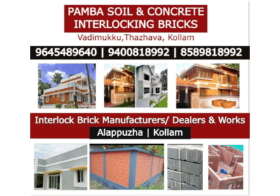 Best Interlock Brick Workers in Chittar, Kumbanad, Vadasserikara, Kainakari, Mannar, Ezhupunna, Pathirappally