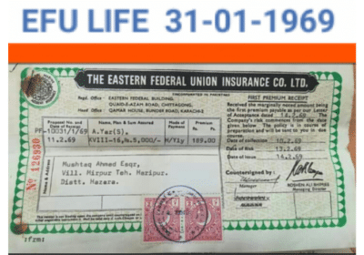 Best Life Insurance Company in Pakistan | Efu Life Insurance Sahiwal Branch Royal