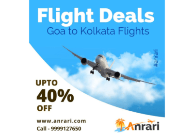 Book Cheap Flights From Goa To Kolkata | Anrari