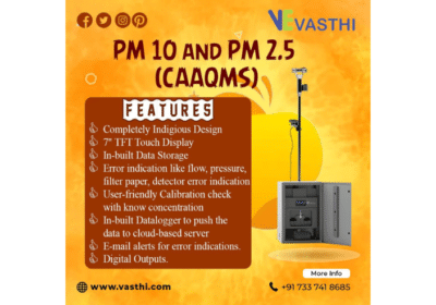 Continuous Ambient Air Quality Monitoring System (CAAQMS) – Vasthi Instruments