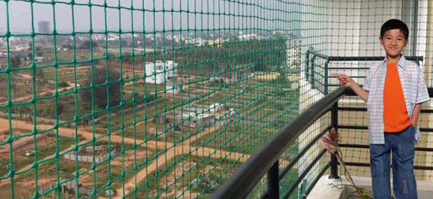 Invisible Balcony Safety Net in Pune | Vickey Safety Nets